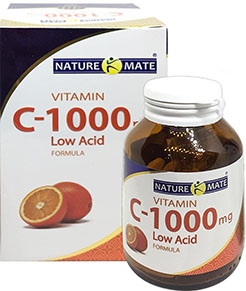 รูปภาพของ Nature mate Vitamin C 1000mg 30tab เนเจอร์สเมท วิตามินซี